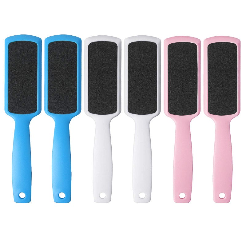 Fu Store Pedicure Foot Files Callus Remover with Double Sided Feet Rasp for Dead Skin Professional Scrubber for Feet (6 Pack) - Image 1